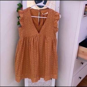 Mustard Seed Babydoll Dress NWT